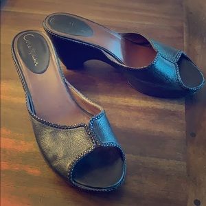 Cole Haan | Black Peep Toe Sandals